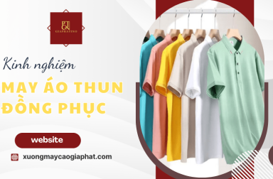 Kinh nghiệm hữu ích đối với may áo thun đồng phục tại TP.HCM