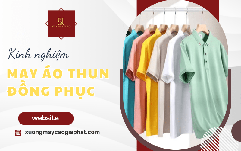 may áo thun đồng phục