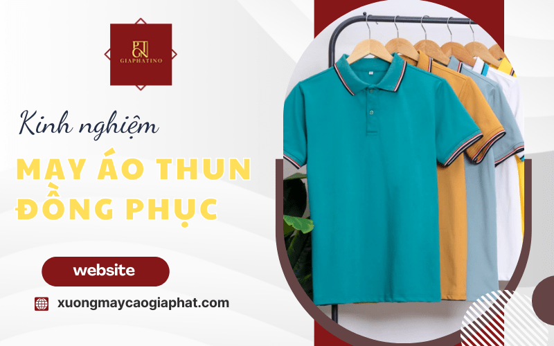 may áo thun đồng phục