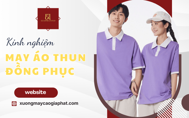 may áo thun đồng phục