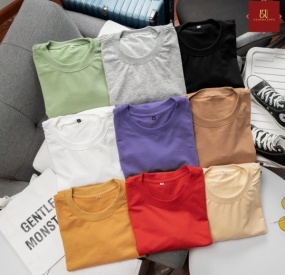 ÁO THUN TRƠN COTTON 4 CHIỀU