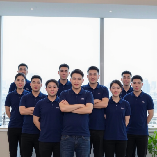 ĐỒNG PHỤC ÁO THUN CỔ TRỤ GIAPHATINO