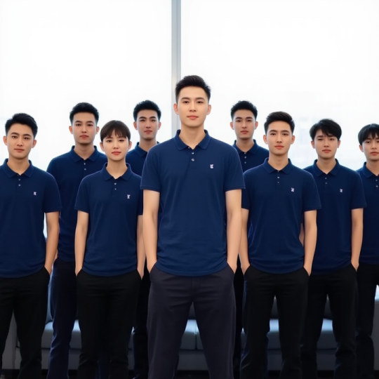 ĐỒNG PHỤC ÁO THUN CỔ TRỤ GIAPHATINO